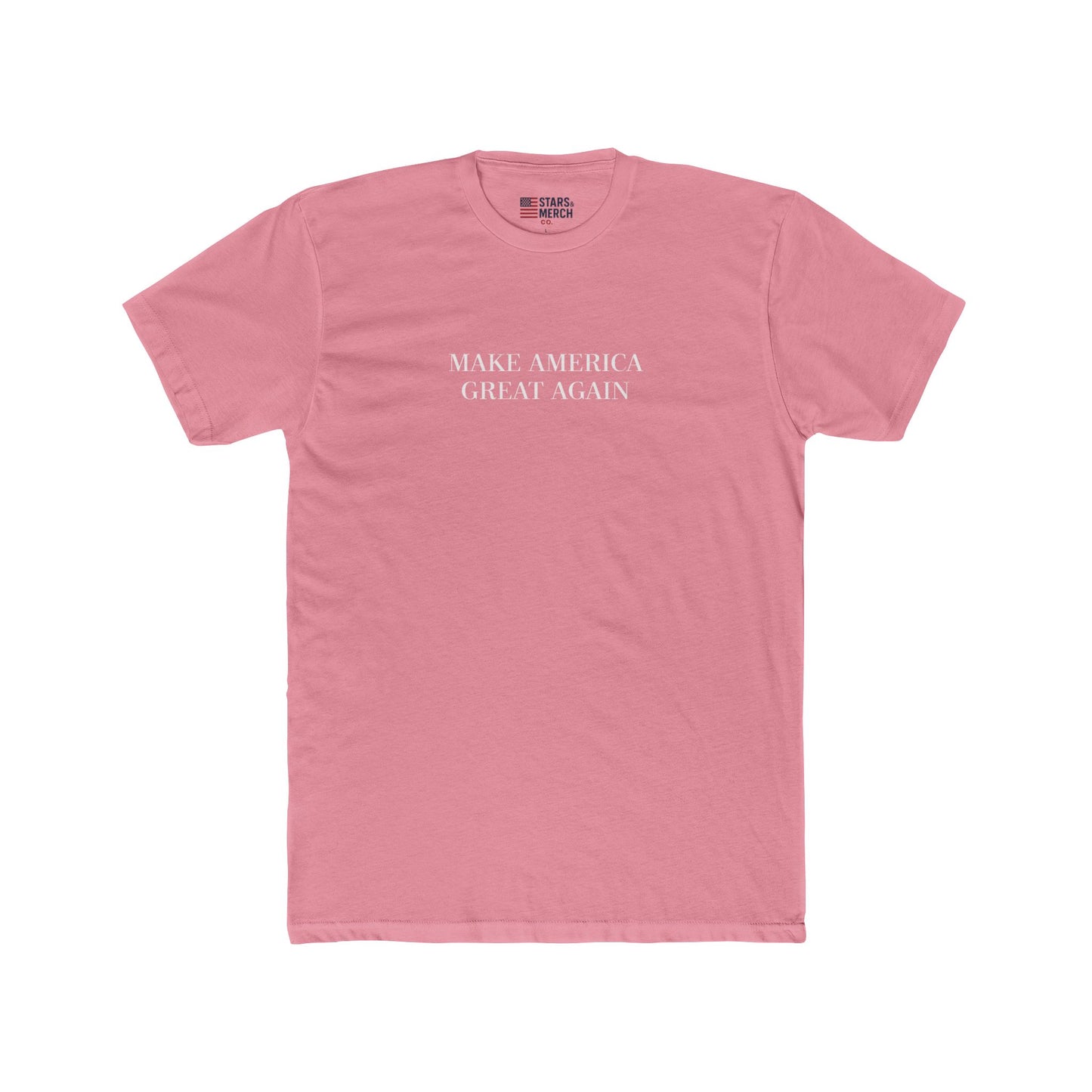 Unisex Cotton Crew Tee - "Make America Great Again"
