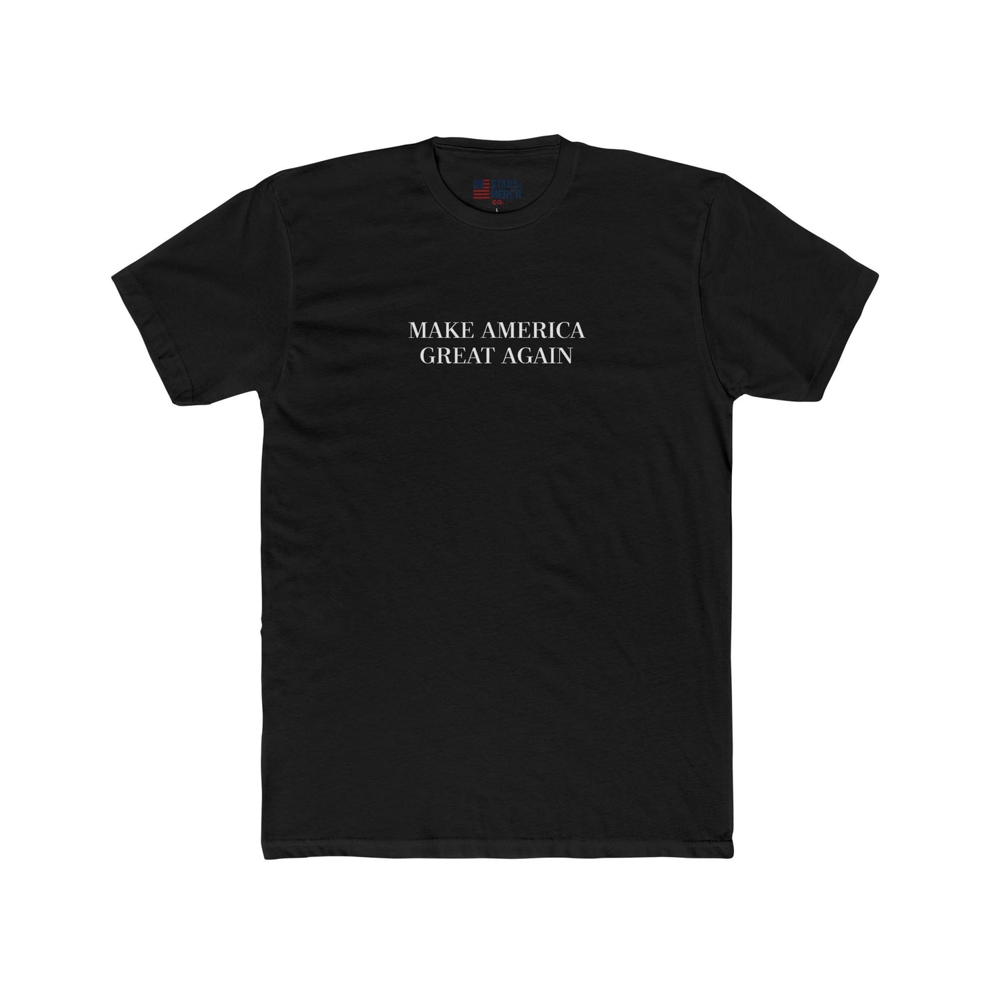 Unisex Cotton Crew Tee - "Make America Great Again"