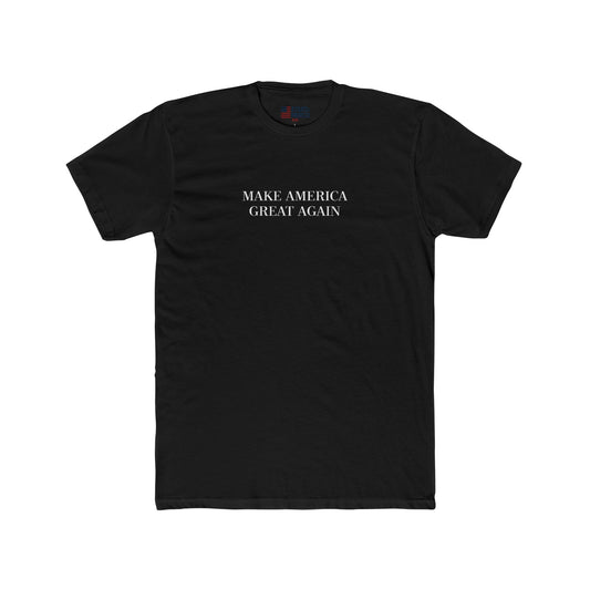 Unisex Cotton Crew Tee - "Make America Great Again"
